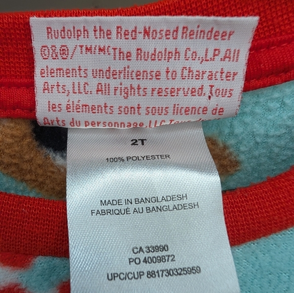 💙 2 for 15 💙 Fleece Rudolph Holiday Pyjamas | Christmas - Picture 6 of 6